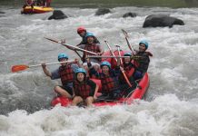 Berarung Jeram di Sungai Elo Magelang, Bertarung Tanpa Jera Dengan Rasa Senang