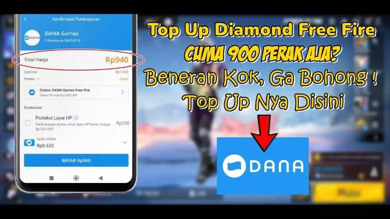 Cara Top Up Mobile Legend dengan Memakai DANA